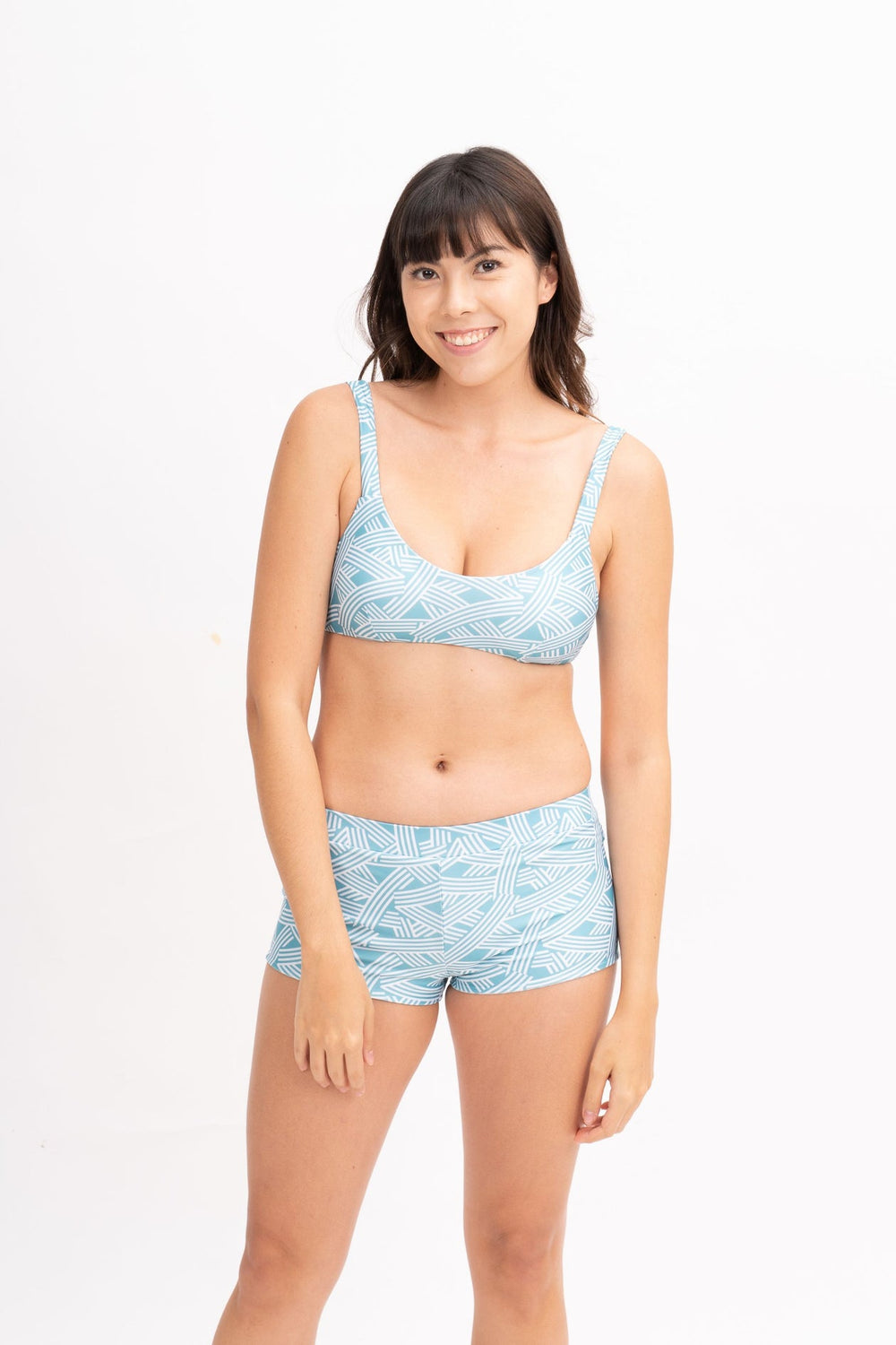 August Society Tofino Boy Short Bikini Bottoms