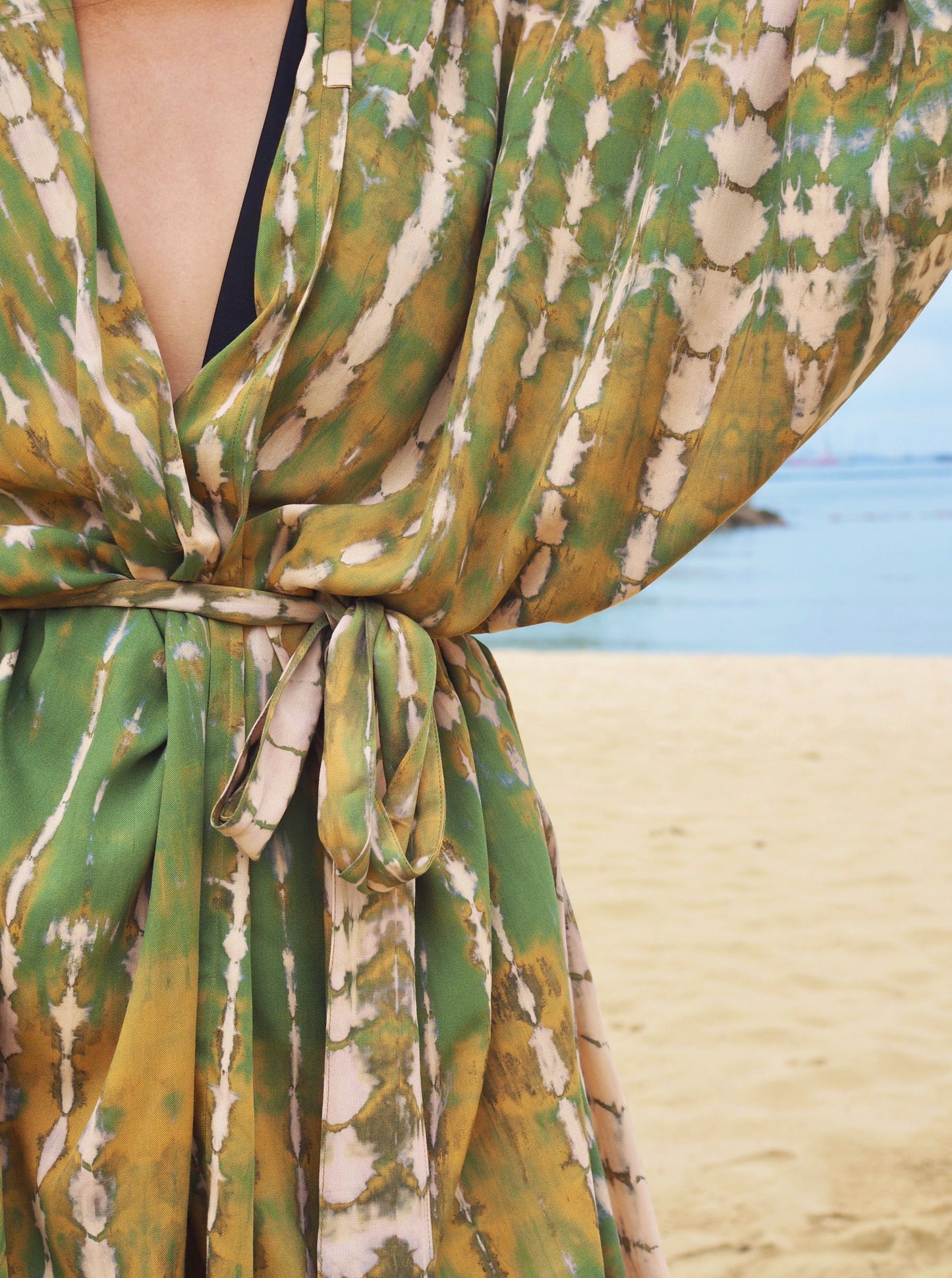 
                  
                    Missing Bali Series Long Green Kimono
                  
                