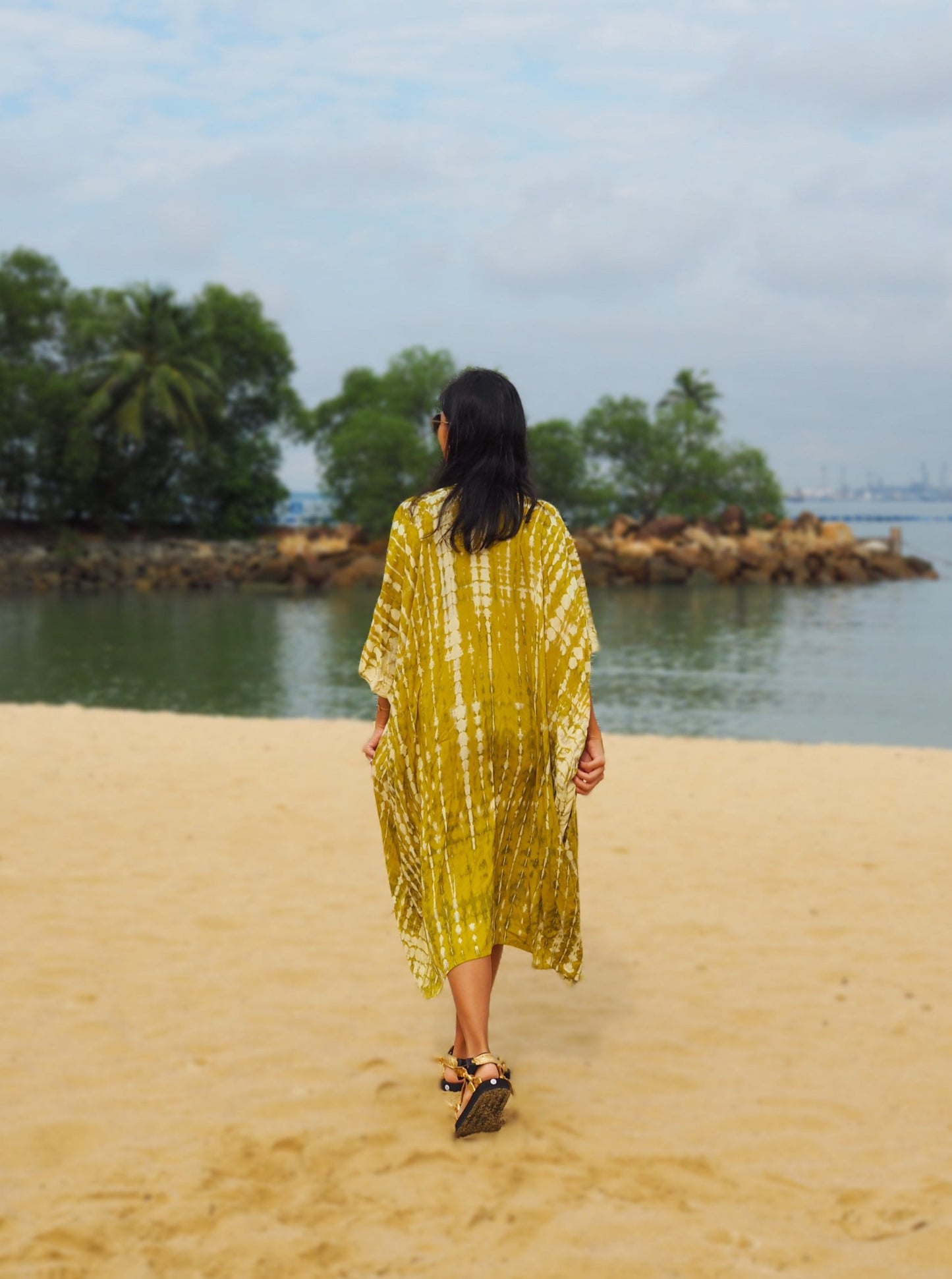 
                  
                    missing bali, kimono, mustard, canggu, bali, resort wear, beach wear, cover up, baebeeboo, social conscious
                  
                