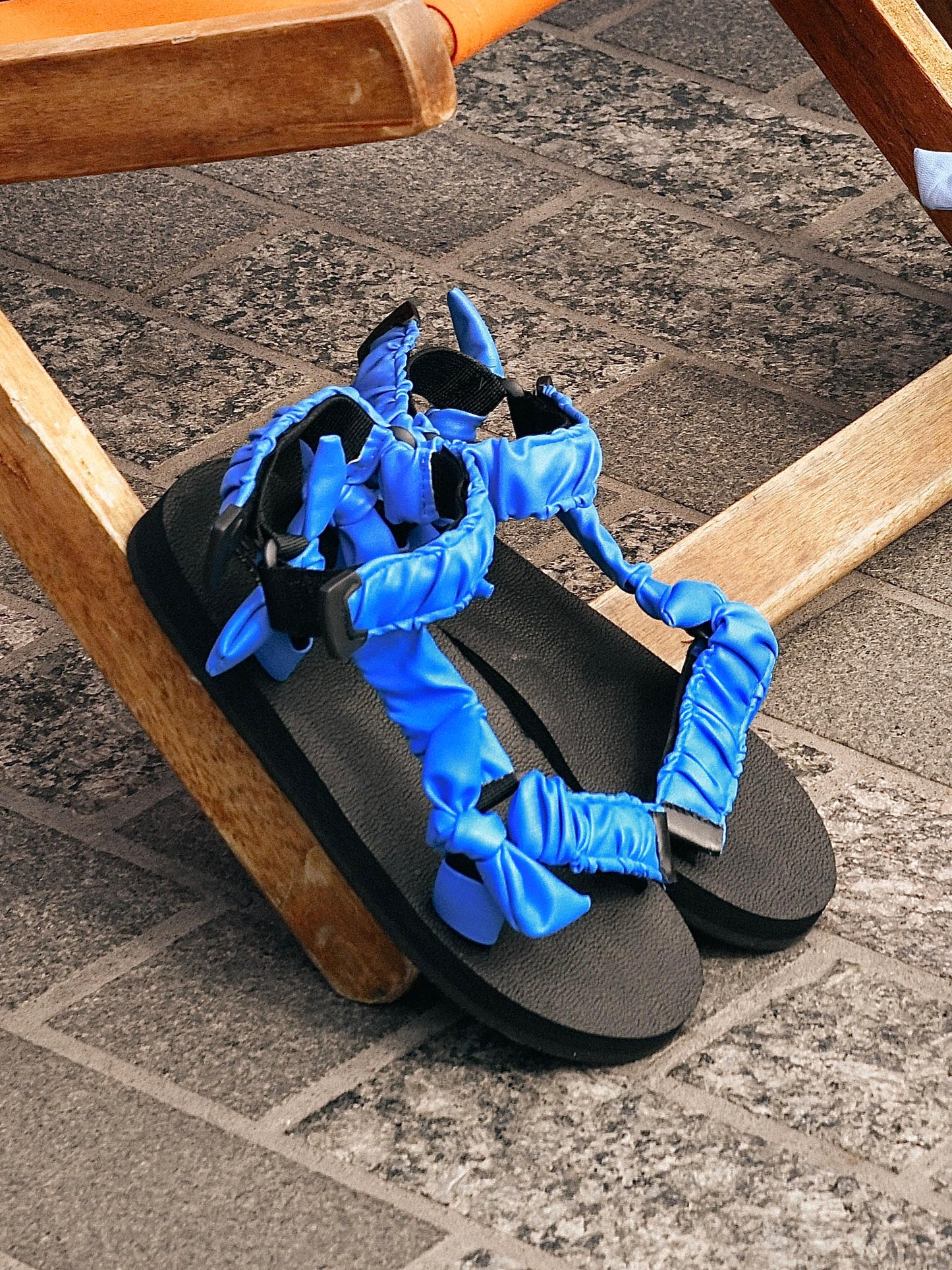 
                  
                    JaeDals, Sandals, summer beach, adventure,  electric blue, leather PVC, UNISEX WOMEN MEN, Water-proof, Anti-slip, Arch Support, Light weight, Extremely comfortable, Perfect traveling, sole-mate.
                  
                