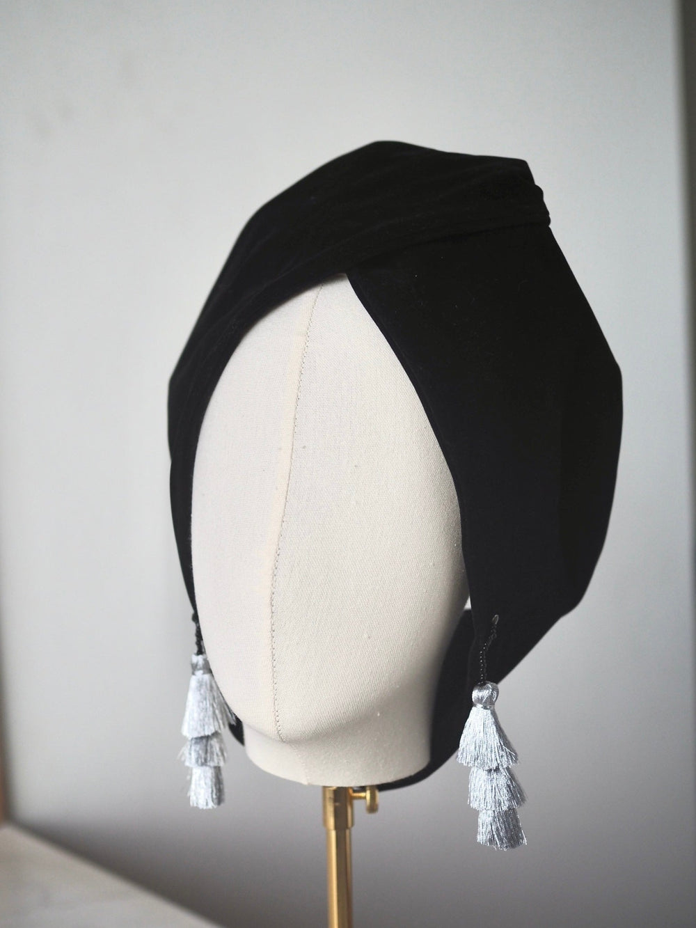 Satu Velvet Turban + Tassel Earrings