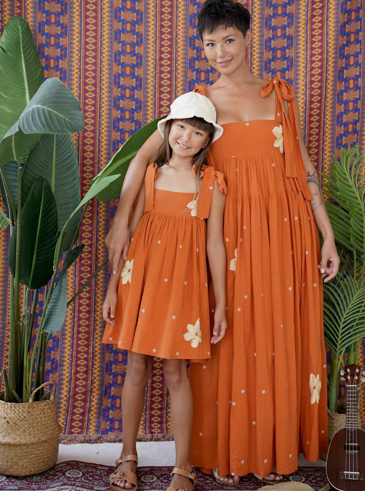 
                  
                    maxi dress, shopbaebeeboo, baebeeboo, local fashion, resort wear, resort dress, embroidery, orange, long dress, give back, made in india, kids fashion, kids dress, kids
                  
                