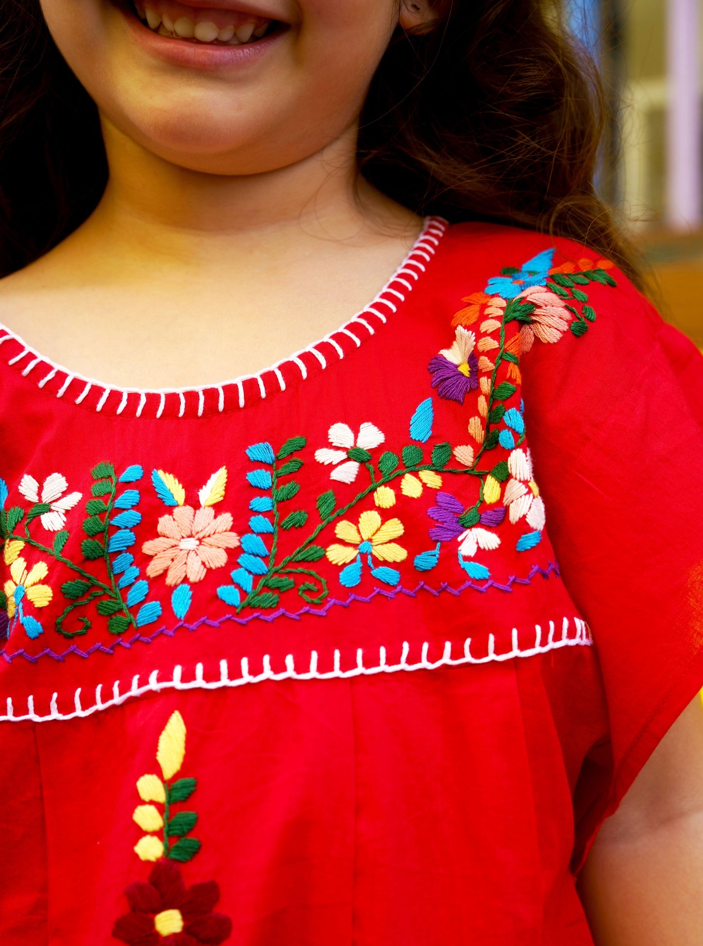
                  
                    Gabriela Mexican Kid's Dress
                  
                