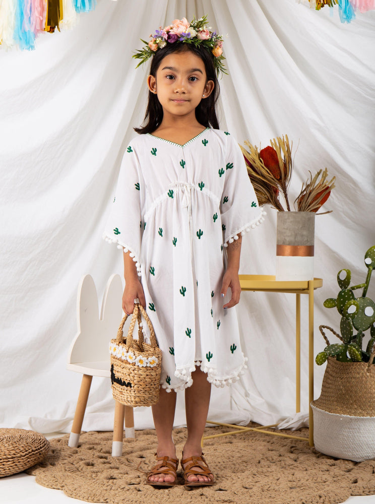 Kaftans, resort wear, kids resort wear, kids, children's wear, children's apparel, kids fashion, Baebeeboo, Isle of Bae, beach wear, beach, children, fashion, tunic, kaftan, cactus, ice cream, eye, shirt, boys, girls, 1-7 years old, holiday, lounge wear, comfortable, social conscious, bohemian, cotton, embroidery,