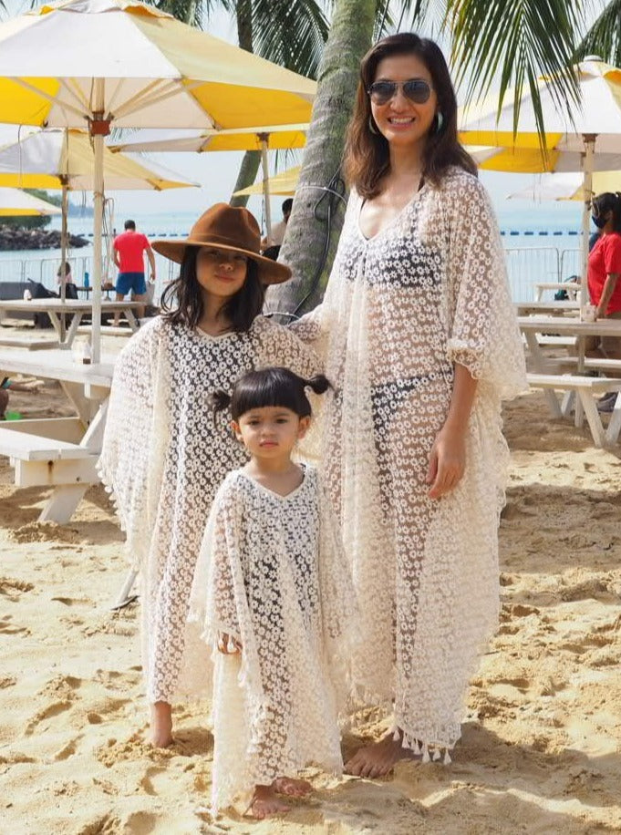 
                  
                    lace kaftan, adult kaftan, twinning kaftans, kaftan, kids kaftan, made in singapore, beach wear, resort wear, adult resort wear, kids resort wear, beach cover up, tunic
                  
                