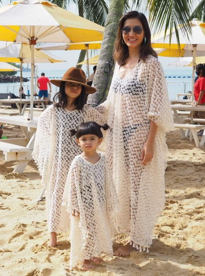 
                  
                    Santorini Lace Kids Kaftan
                  
                