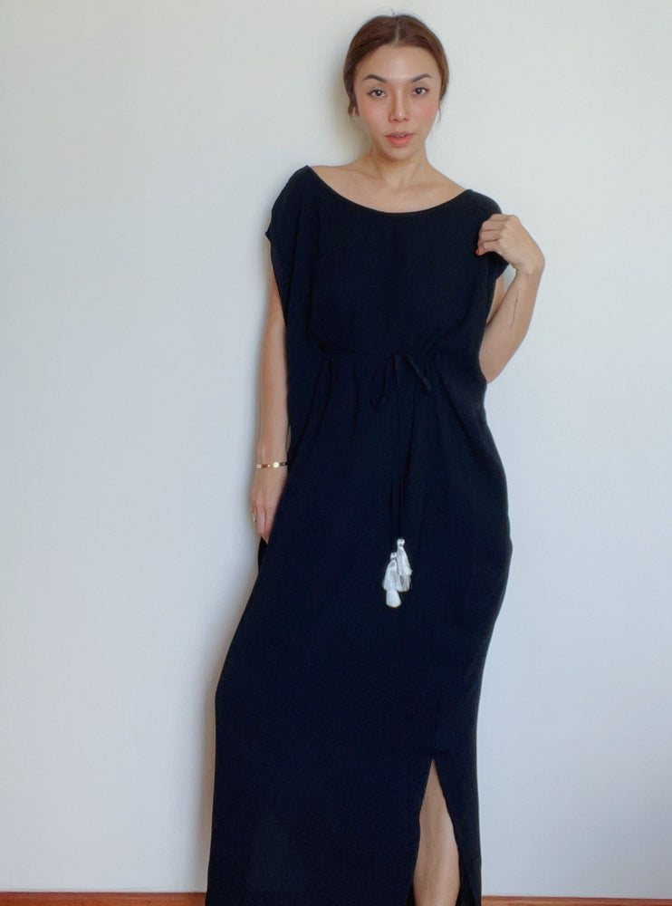 kaftan, tunic, low back, anatara, dress, blue, beach wear, resort wear, baebeeboo, stylish, 