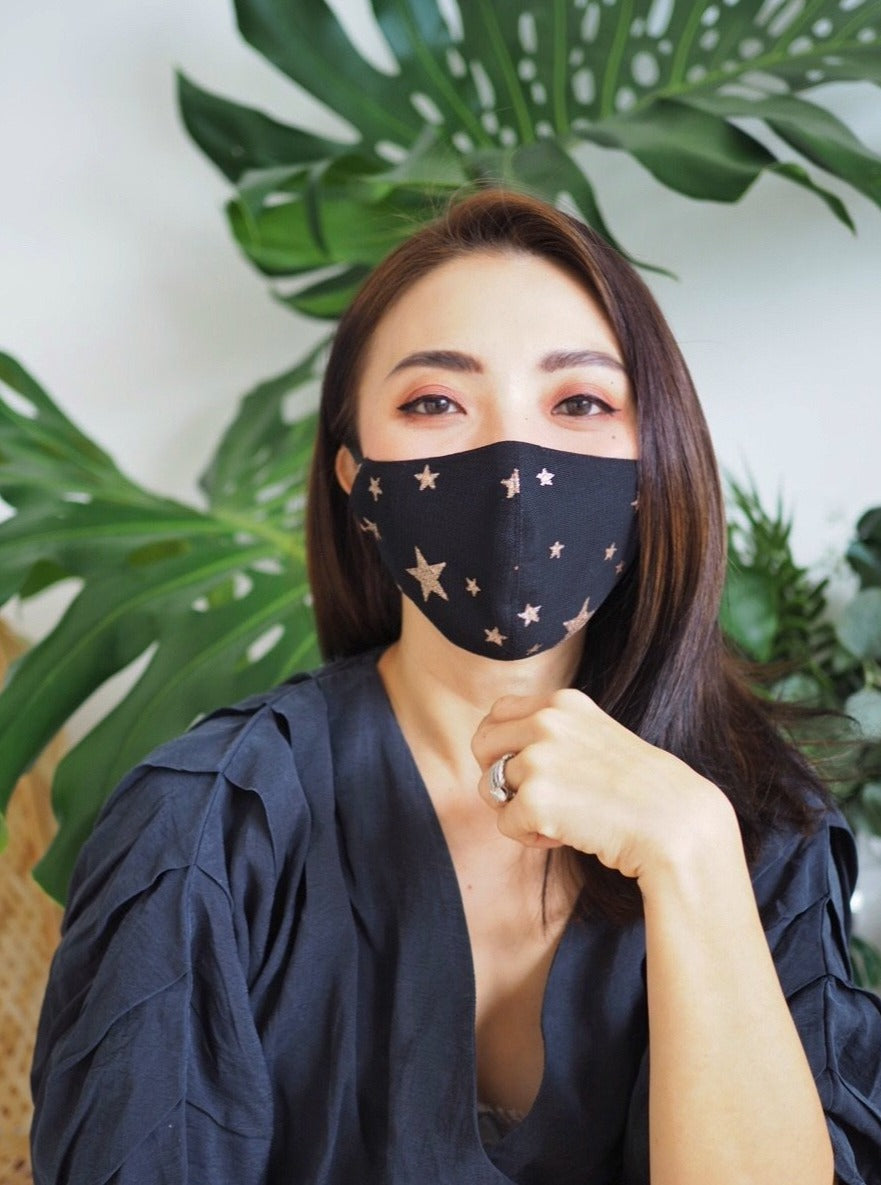 
                  
                    Star Light Black Face Mask
                  
                