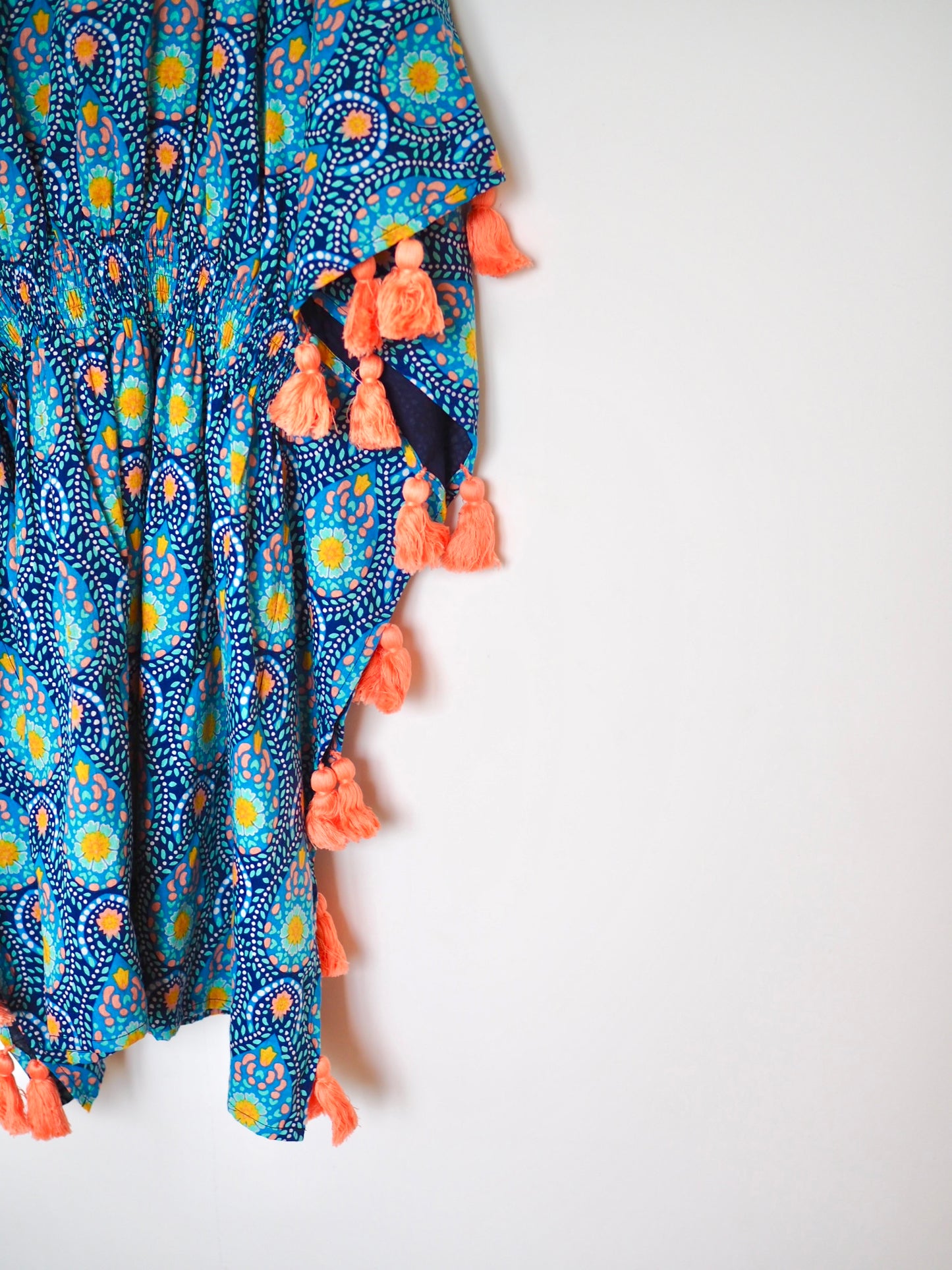 
                  
                    beach wear, cover ups, coral, paisely, kaftan, tunic, boho, stylish, resort wear, women, baebeeboo, fashion
                  
                